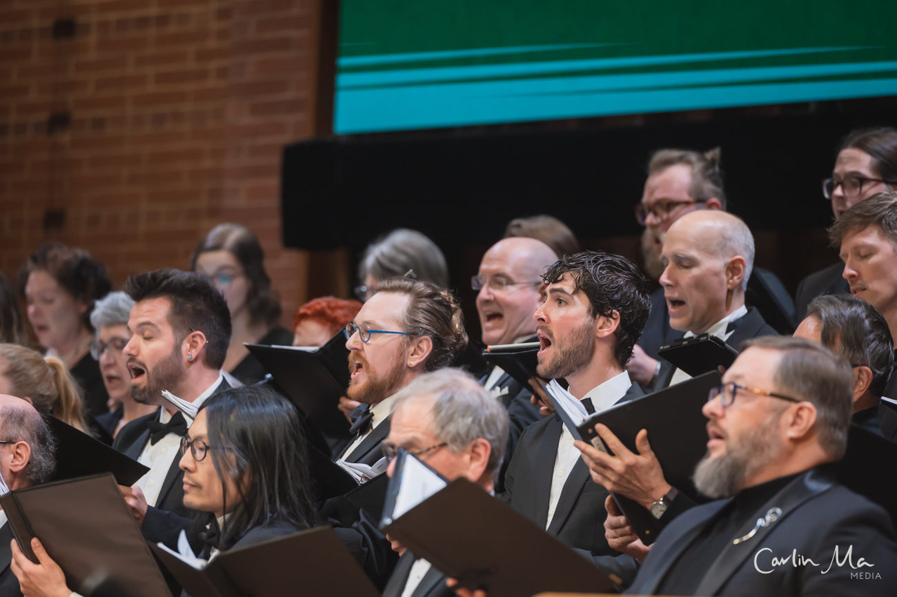 The Harmonia Chorus in performance, March 2025