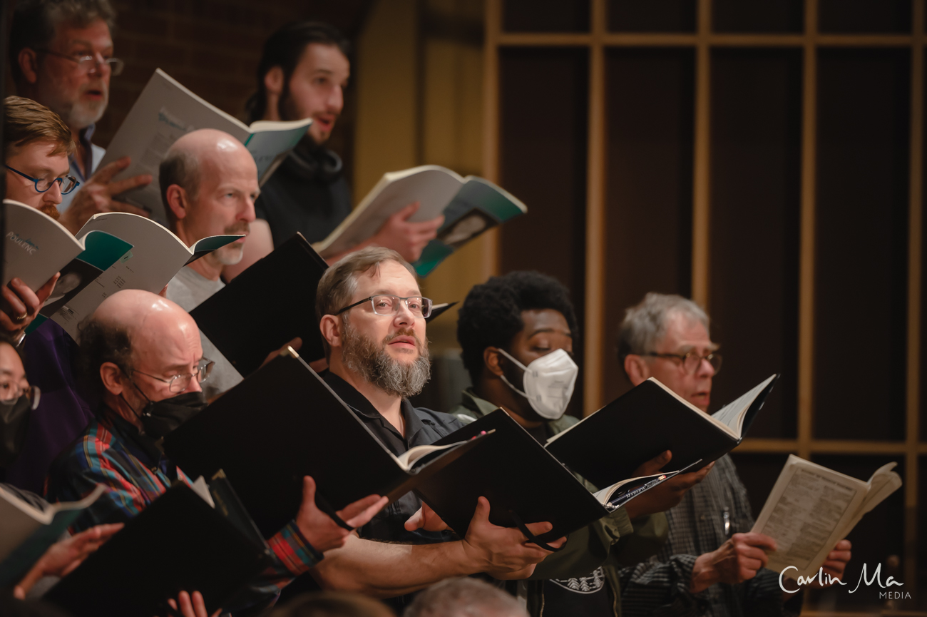 Harmonia Chorus in rehearsal