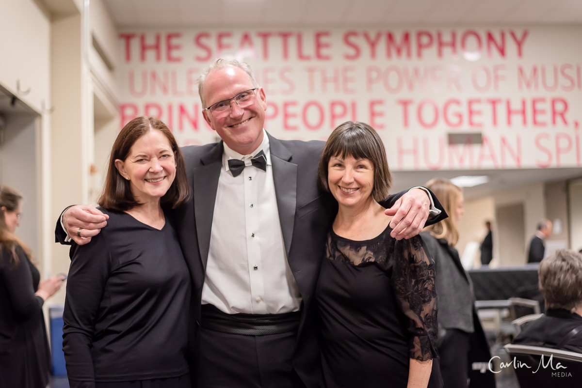 three musicians posing for a photo